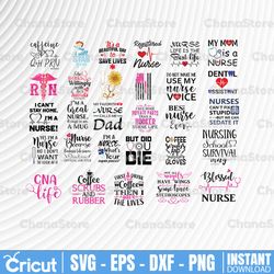 1Nurse SVG | Nurse SVG Bundle | Nursing SVG | Nurse Cut File | Doctor Svg | Nurse Quote Svg | Nurse Saying