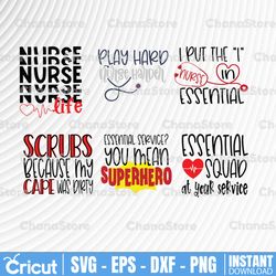 nurse bundle svg designs, nurse svg, nurse life svg, nursing svg file for cutting machine, silhouette cameo, cricut