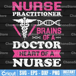 nurse practioner brain of a doctor heart of nurse png nurse png, heartbeat png, rn cna medical student shirt png
