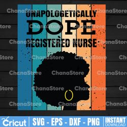 unapologetically dope registered nurse black afro black history png, black pride png, black history month png, blm png,