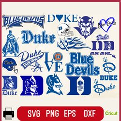 Digital Download, Duke Blue Devils png, Duke Blue Devils svg, Duke Blue Devils logo, Duke Blue Devils cricut