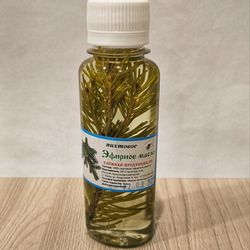 Siberian Fir Essential Oil With A Fir Twig Inside / Natural From Is A Useful Product Made In Siberian 100 Ml / 3.38 Oz