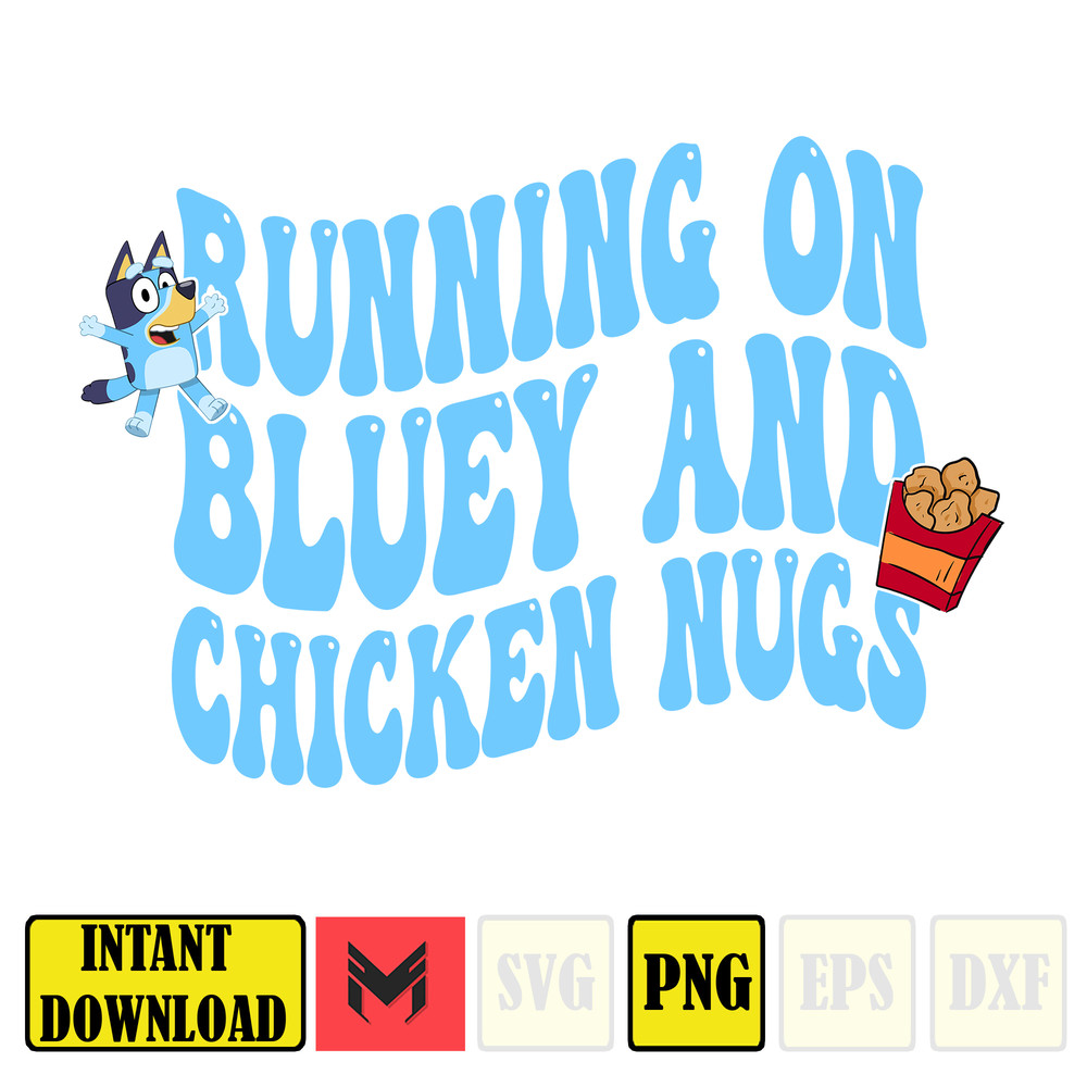 New Running on Blue Dog & Iced Coffee With Matching Pocket Png (7).jpg