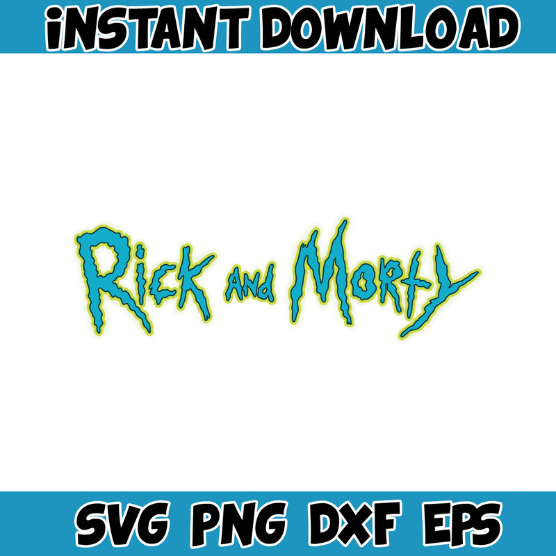 Rick and Morty svg Rick and Morty logo Rick and Morty png Rick and Morty Merch Rick And Morty Svg (7).jpg