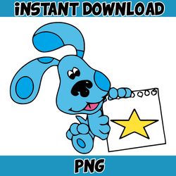 png files blue dog pink dog famous character movie dog png for cricut layered silhouette birthday party (11)