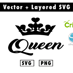 queen svg & png files for cricut machine , anime svg , manga svg , goku svg