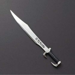 Custom Hand Forged, High Carbon Steel Functional Sword 25 inches, Greek Spartan Sword, Swords Battle Ready, With Sheath