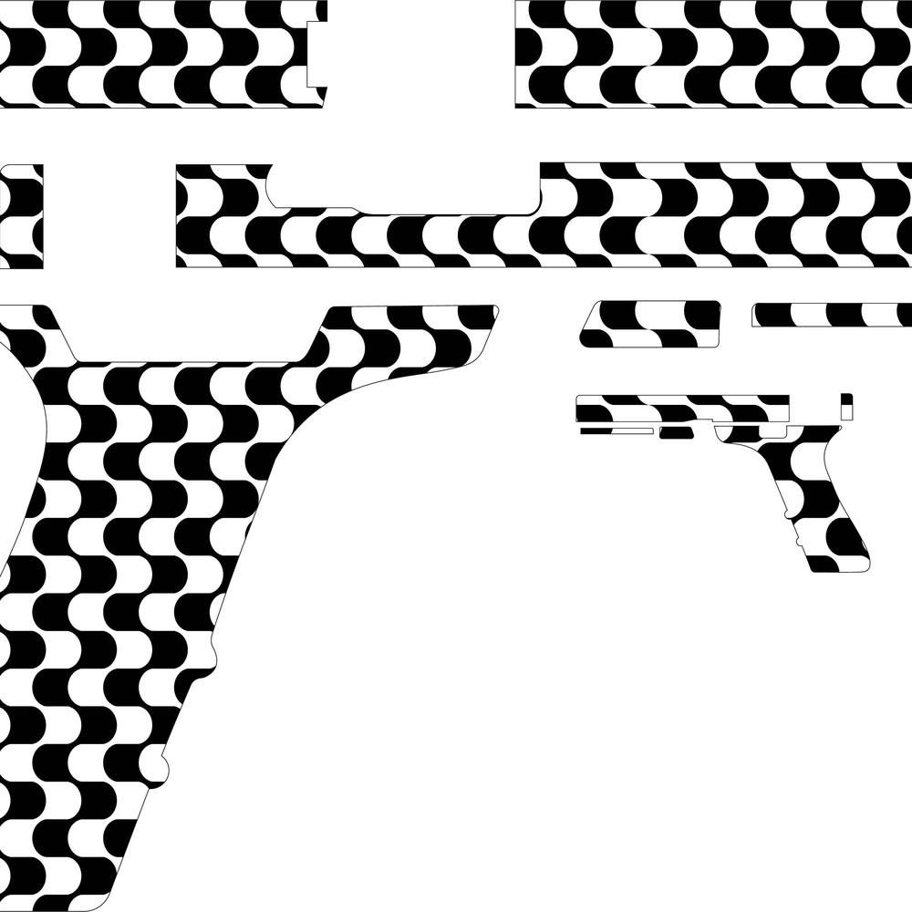 Glock 17 Gen 5 Gun Custom, Ai, Vector, SVG, DXF, Digital4.jpg