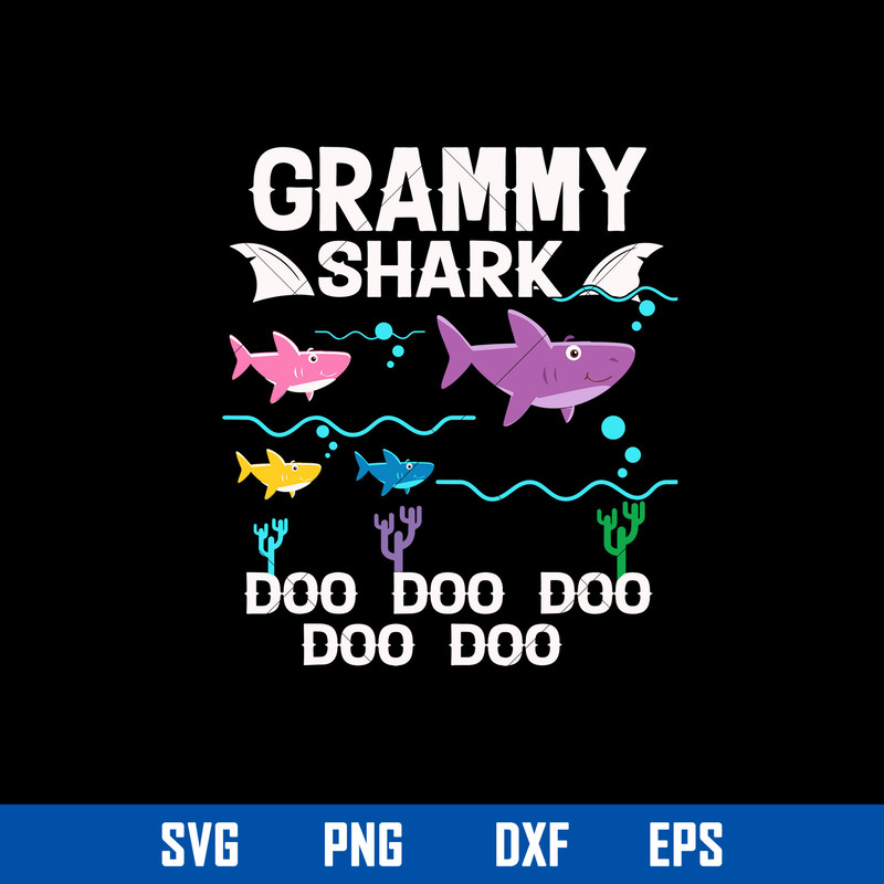 Grammy Shark Doo Doo Doo Svg, Shark Mom Svg, Mother_s Day Svg, Png Dxf Eps Digital File.jpg