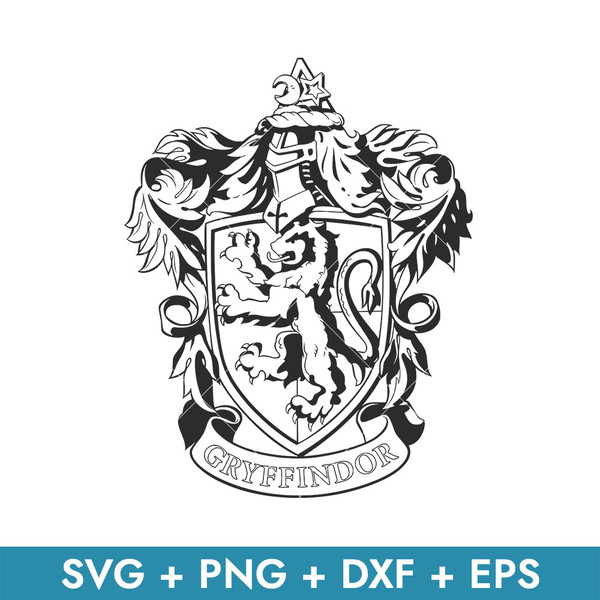 Ravenclaw House Crest Emblem Outline Svg, Harry Potter House - Inspire  Uplift