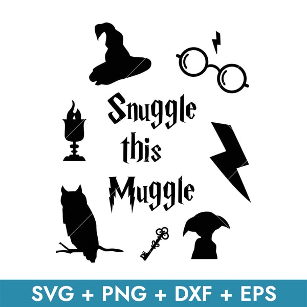 Muggle Magic Sign Snuggle This Muggle Svg, Magic Wizard Svg, Harry Potter Svg, | Inspire ...
