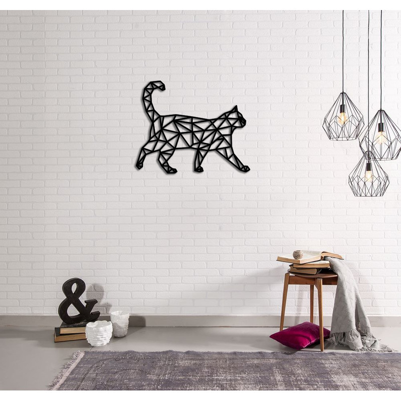 Laser Cut Cat Wall Decor Geometric Pattern1.jpg