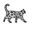 Laser Cut Cat Wall Decor Geometric Pattern2.jpg