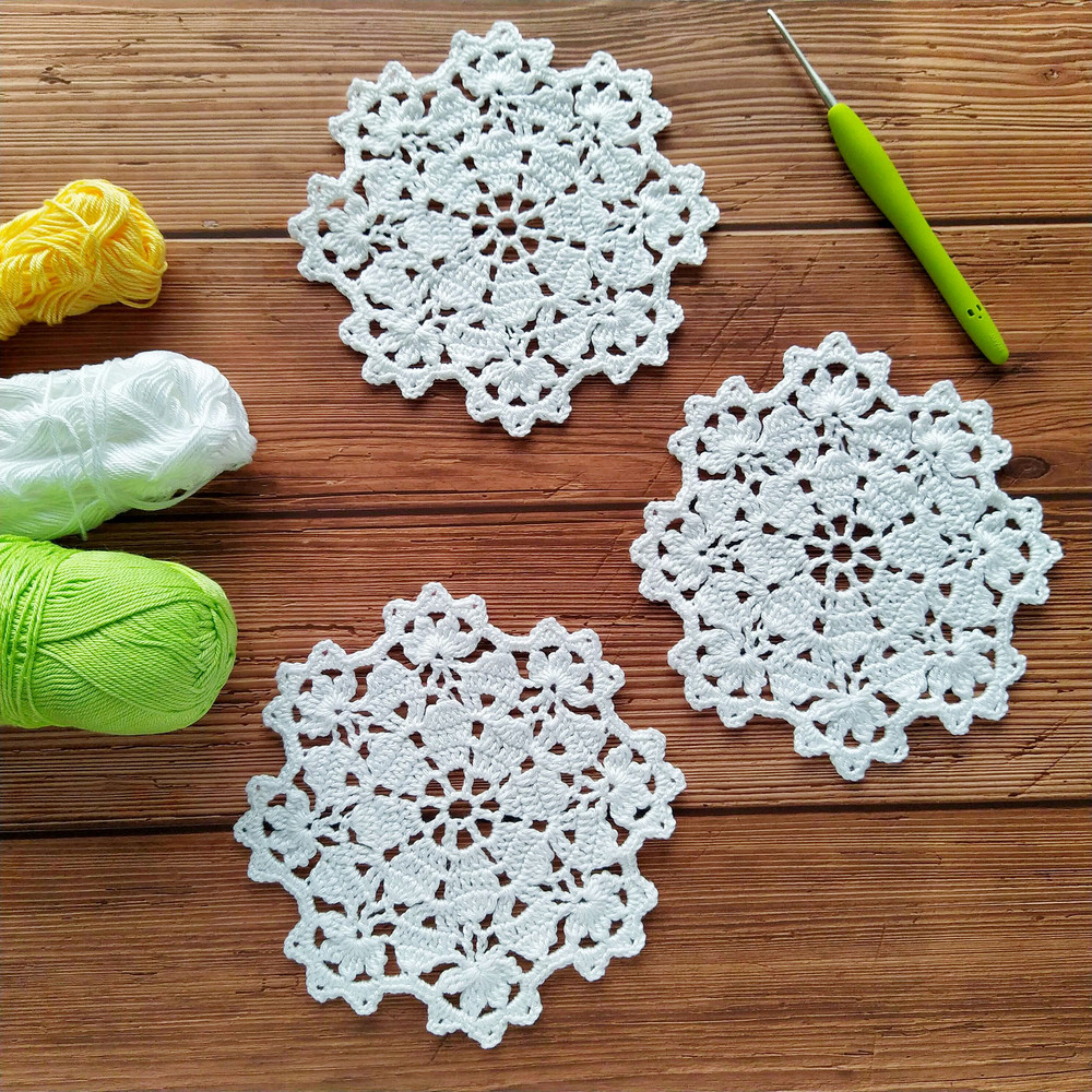 crochet doily coaster patternsjpg