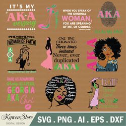 bundle alpha kappa alpha sorority svg, aka svg bundle, aka svg 1908, aka svg pearls, aka svg with vine, aka svg for cric
