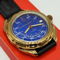 Gold-mechanical-watch-Vostok-Komandirskie-blue-dial-219181-2