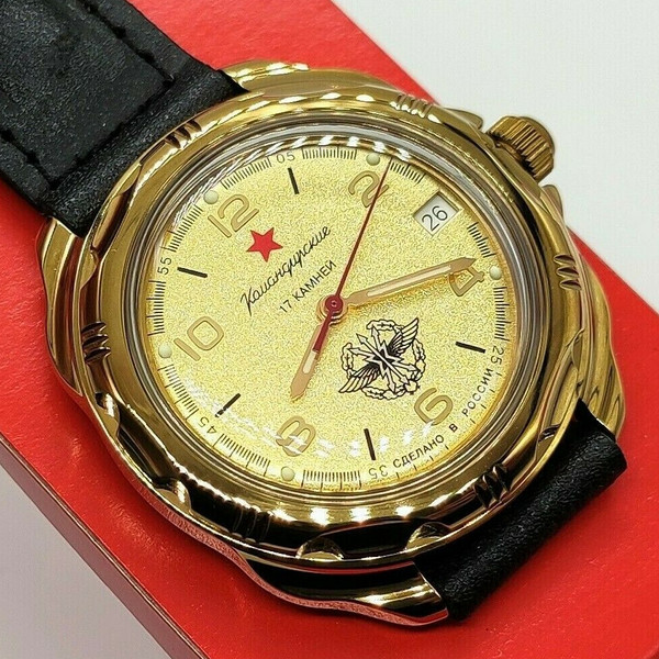 Vostok-Komandirskie-Gold-mechanical-watch-219451-2