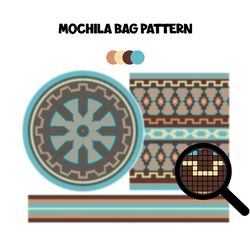 PATTERN: Tapestry crochet bag / wayuu mochila bag /Art 272