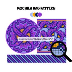 PATTERN: Tapestry crochet bag / wayuu mochila bag /Art 273