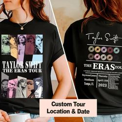 taylor swift shirt|taylor swift tour|the eras tour 2023 shirt|custom stadium and tour date shirt|taylor fan gift|swiftie