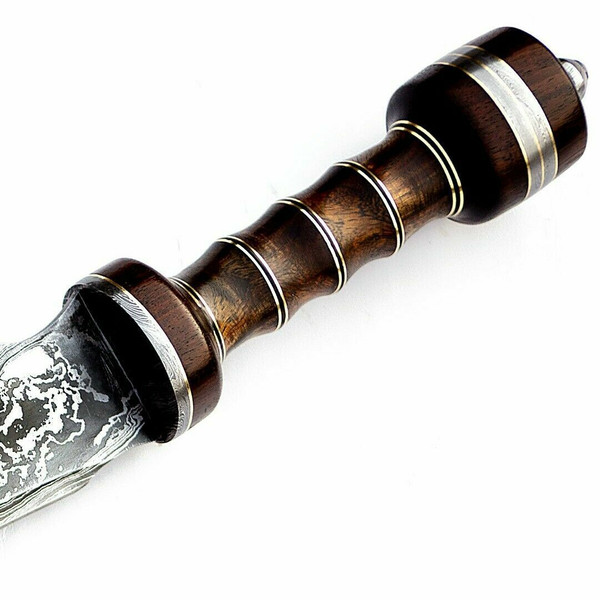 Custom handmade hand forged damascus steel roman gladius sword near me in alaska.jpg