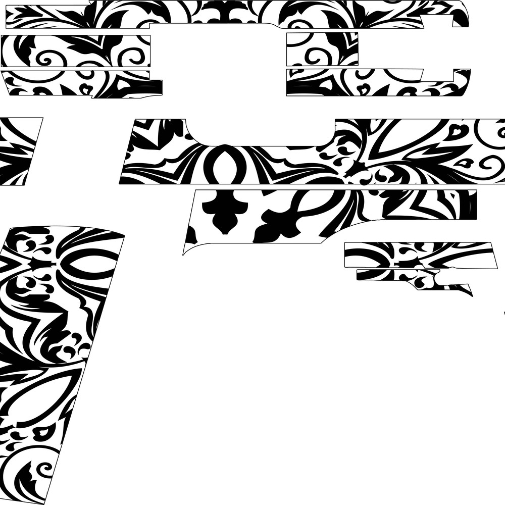 1911 Rock Island Armory Pistol Design Custom, Ai, Vector, SVG, DXF, PNG, Digital.jpg