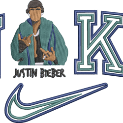 Justin Bieber Nike Embroidered File