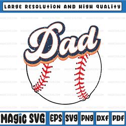 retro dad baseball svg, dad's life svg, baseball dad svg files, baseball dad, father's day, digital download