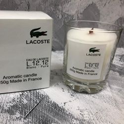 Scented parfume candle Lacoste Eau De Lacoste L.12.12 Blanc-Pure 250 g