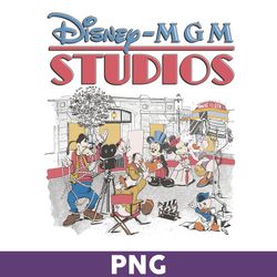 disney mgm studios png, disney hollywood studios png, retro disney mgm studios png, mickey and friends png - download