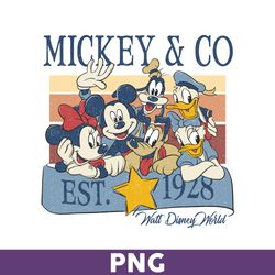 vintage mickey & co est 1928 svg, family vacation png, family trip svg, vacay mode png, mickey svg, mouse png - download