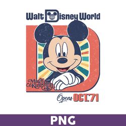 vintage walt disney world est 1971 png, mickey mouse png, disneyworld est 1971 png, disney family png - download