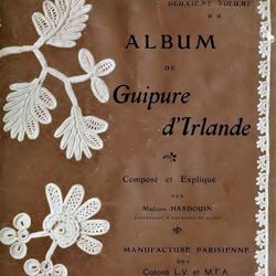 Digital | Vintage Album de Guipure d'Irlande Vol. 2 |  French PDF Template