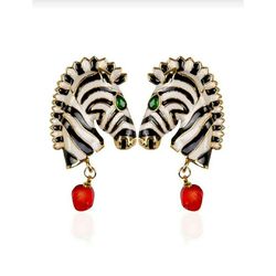 Zebra Earring, Mothers day Gifts, Anniversary Gifts, Gift for Her, Birthday Gifts, Zebra Jewelry, Funny earring, Sale