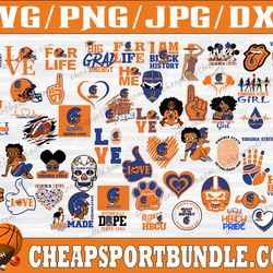 bundle 61 files virginia state university football team svg, virginia state university svg, hbcu team svg, mega bundle,