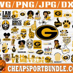 bundle 57 files grambling state football team svg, grambling state svg, grambling state  svg, hbcu team svg, mega bundle