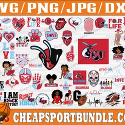 bundle 57 files delaware state football team svg, delaware state svg, hbcu team svg, mega bundle, designs, cricut, cutti