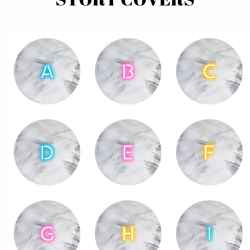 26  english alphabet and numbers instagram highlight covers.   neon social media icons. instagram highlight story