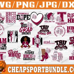 bundle 25 files texas southern football team svg, texas southern svg,  hbcu team svg, mega bundle, designs, cricut,