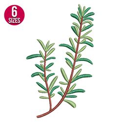 rosemary branch machine embroidery design, digital download, instant download