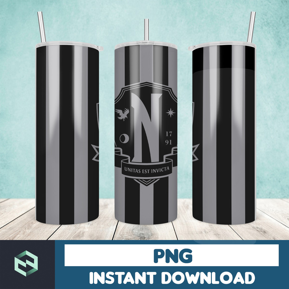 Wednesday Sublimation Tumbler 20oz Skinny Tumbler Merlina Digital Wednesday PNG Dancing Queen PNG (13).jpg