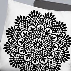 mandala flower graphic arts.