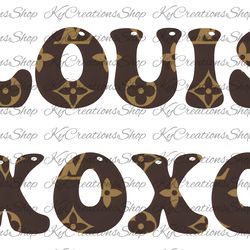 louis vuitton xoxo png digital download file.