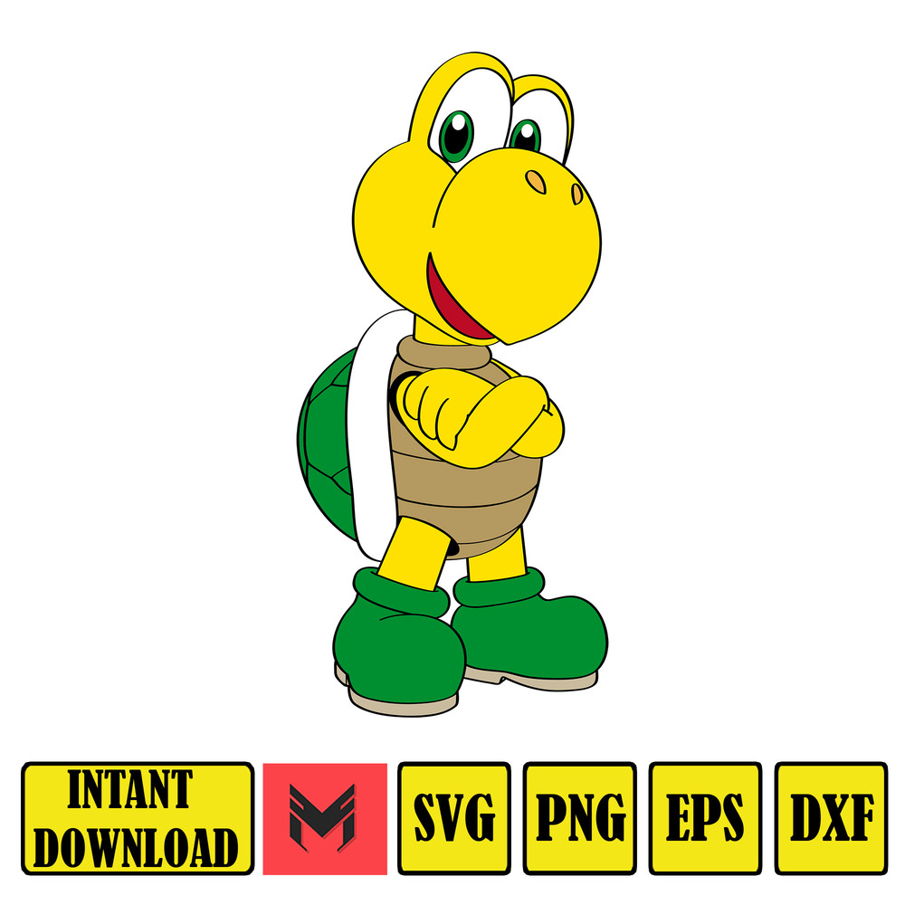 Super Mario Svg,mario svg files for cricut, mario family svg files,mario png,Layered svg,Digitalfiles (14).jpg