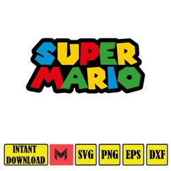 super mario svg,mario svg files for cricut, mario family svg files,mario png,layered svg,digitalfiles (15)