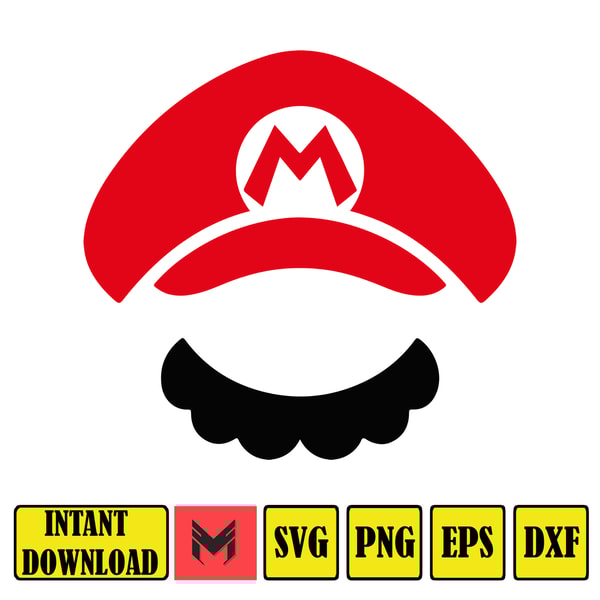 Super Mario Svg,mario svg files for cricut, mario family svg - Inspire ...