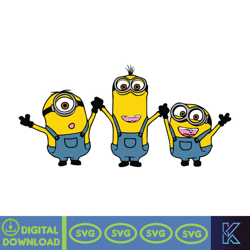 Minions Svg, svg cut files for cricut, Svg Files For Cricut, Mega Svg, Silhouette, Instant Download, Svg Designs (14).jpg