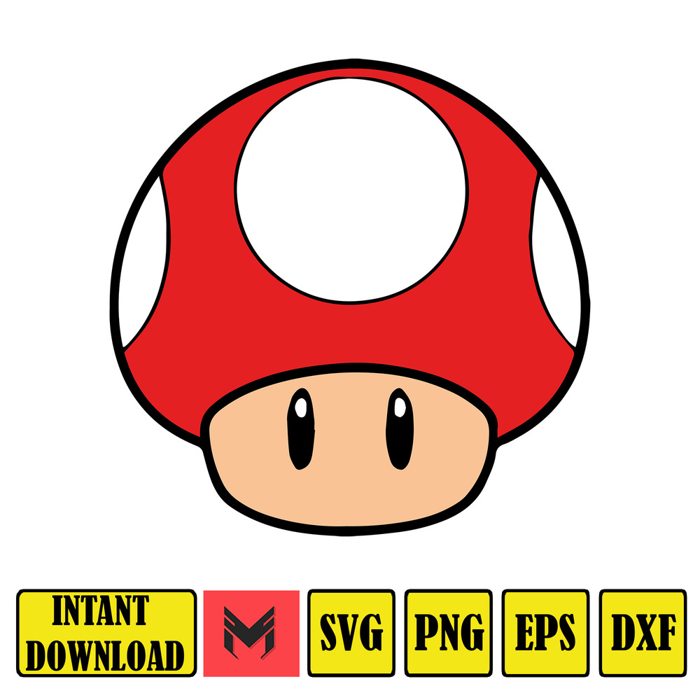 Super Mario Svg,mario svg files for cricut, mario family svg files,mario png,Layered svg,Digitalfiles (38).jpg