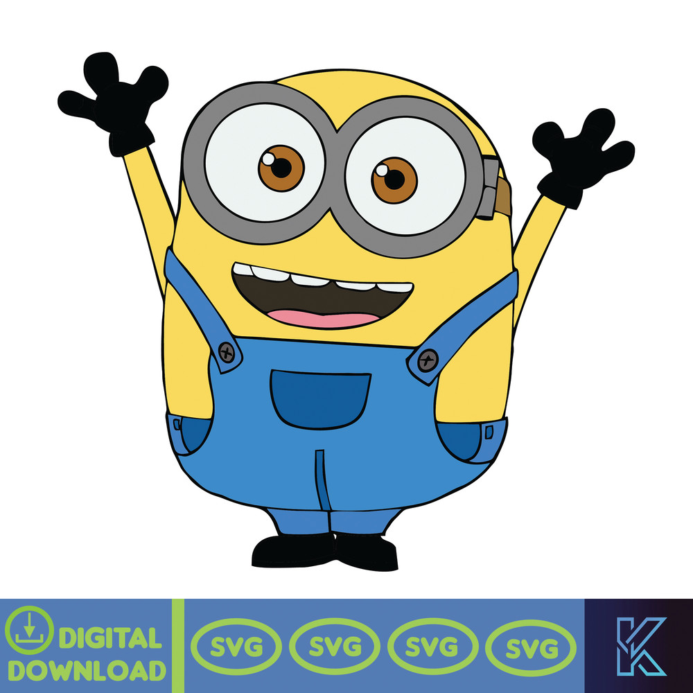 Minions Svg, svg cut files for cricut, Svg Files For Cricut, Mega Svg, Silhouette, Instant Download, Svg Designs (3).jpg