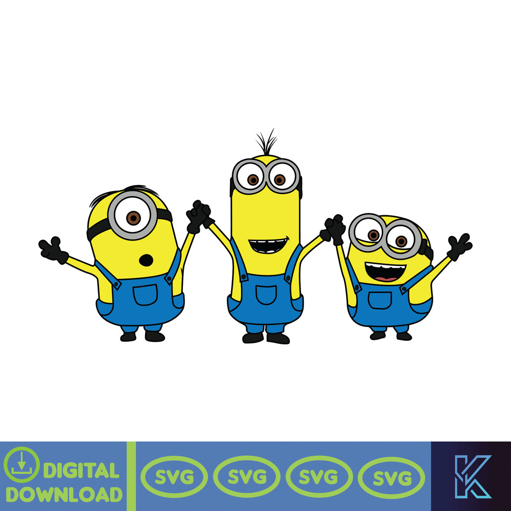 Minions Svg, svg cut files for cricut, Svg Files For Cricut, Mega Svg, Silhouette, Instant Download, Svg Designs (35).jpg